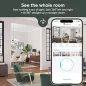 WYZE Cam Pan v3 - Caméra de sécurité Wi-Fi 1080p IP65, vision nocturne couleur, audio bidirectionnel, 2-pack