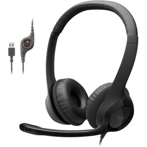 Casque Logitech H390 USB avec Micro Anti-Bruit Noir