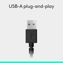 Casque Logitech H390 USB avec Micro Anti-Bruit Noir