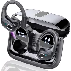 Écouteurs Bluetooth 5.4 Sport 75h, IPX7, Micro Anti-Bruit