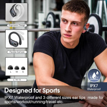 Wireless Earbuds 75Hrs Bluetooth 5.4, ENC Mic, IPX7 Waterproof Sport