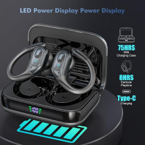 Wireless Earbuds Bluetooth 5.4, Noise Canceling, 75hr Playtime, IPX7