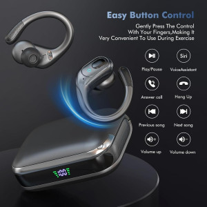 Wireless Earbuds Bluetooth 5.4, Noise Canceling, 75hr Playtime, IPX7