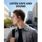 Soundcore V20i Open-Ear Wireless Headphones by Anker, Adjustable Hooks, IP55, 36H Playtime, Bluetooth 5.4