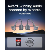 SHOKZ OpenRun Pro 2: Wireless Bone Conduction Sport Headphones with Deep Bass