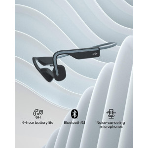 SHOKZ OpenMove - Casque Sport Bluetooth Conduction Os Gris