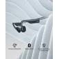 SHOKZ OpenMove Écouteurs Sport Bluetooth à Conduction Osseuse Sans Fil, Résistants à la Transpiration, Gris
