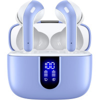 TAGRY True Wireless Bluetooth Earbuds 60H Playtime IPX5 Waterproof Case