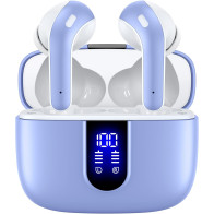 TAGRY True Wireless Bluetooth Earbuds 60H Playtime IPX5 Waterproof Case