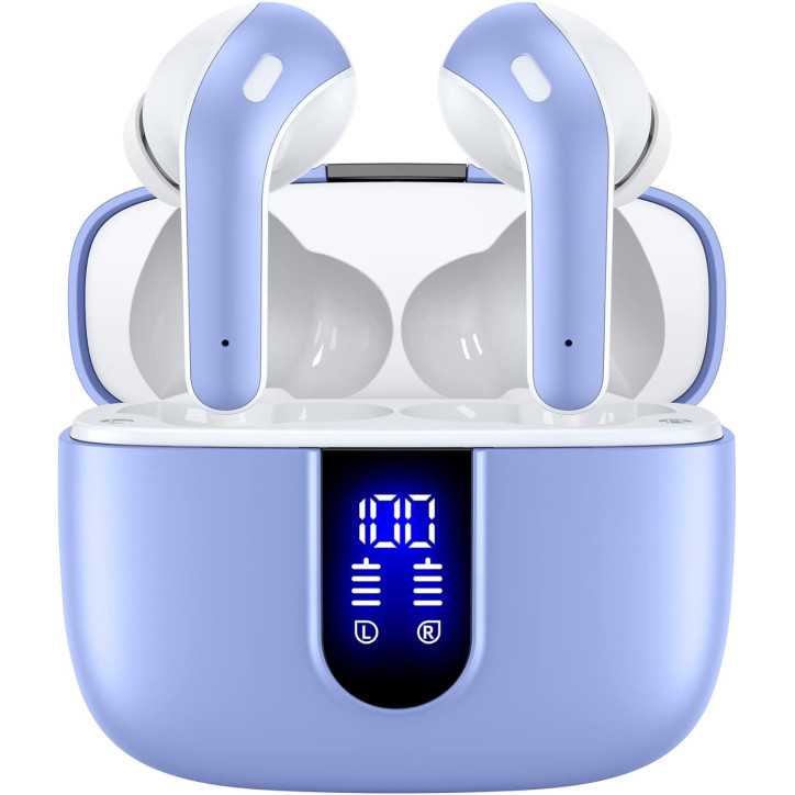 TAGRY True Wireless Bluetooth Earbuds with 60H Playback, LED Display, Wireless Charging & IPX5 Waterproof TAGRY True Wireless Bluetooth Earbuds with 60H Playback, LED Display, Wireless Charging & IPX5 Waterproof