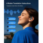 AI Real-Time Translation Earbuds - 144 Languages, 3-in-1 Translator for Travel & Learning with Case