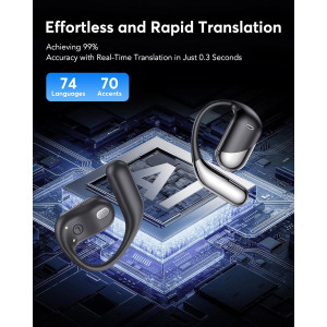 Écouteurs Traduction Instantanée AI - 144 Langues, Charge