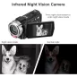 Caméra Caméscope ORDRO HDV-V12 1080P Vision Nocturne HD avec Carte 16Go et 2 Batteries