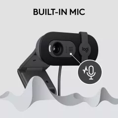 Webcam Logitech Brio 101 Full HD 1080p avec Micro & Obturateur