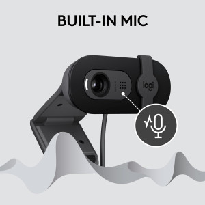 Webcam Logitech Brio 101 Full HD 1080p avec Micro & Obturateur