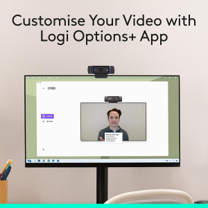 Logitech C920x HD Pro Webcam - Full HD 1080p, Clear Audio & Light Correction