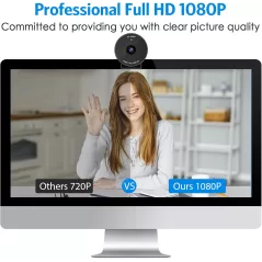 EMEET Webcam 1080P USB avec Micro et Couvre-Confidentialité