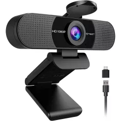Webcam EMEET 1080P 2025 avec Microphone & USB Type-C