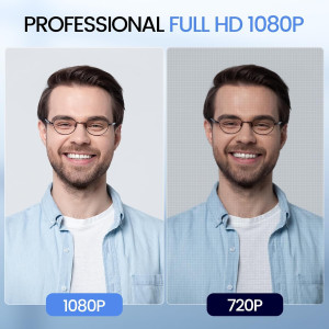 Webcam EMEET 1080P 2025 avec Microphone & USB Type-C