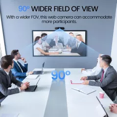 Webcam EMEET 1080P 2025 avec Microphone & USB Type-C