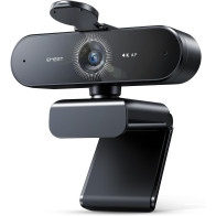 EMEET NOVA 4K Webcam - Ultra HD, Autofocus, Dual Mics, Privacy Cover