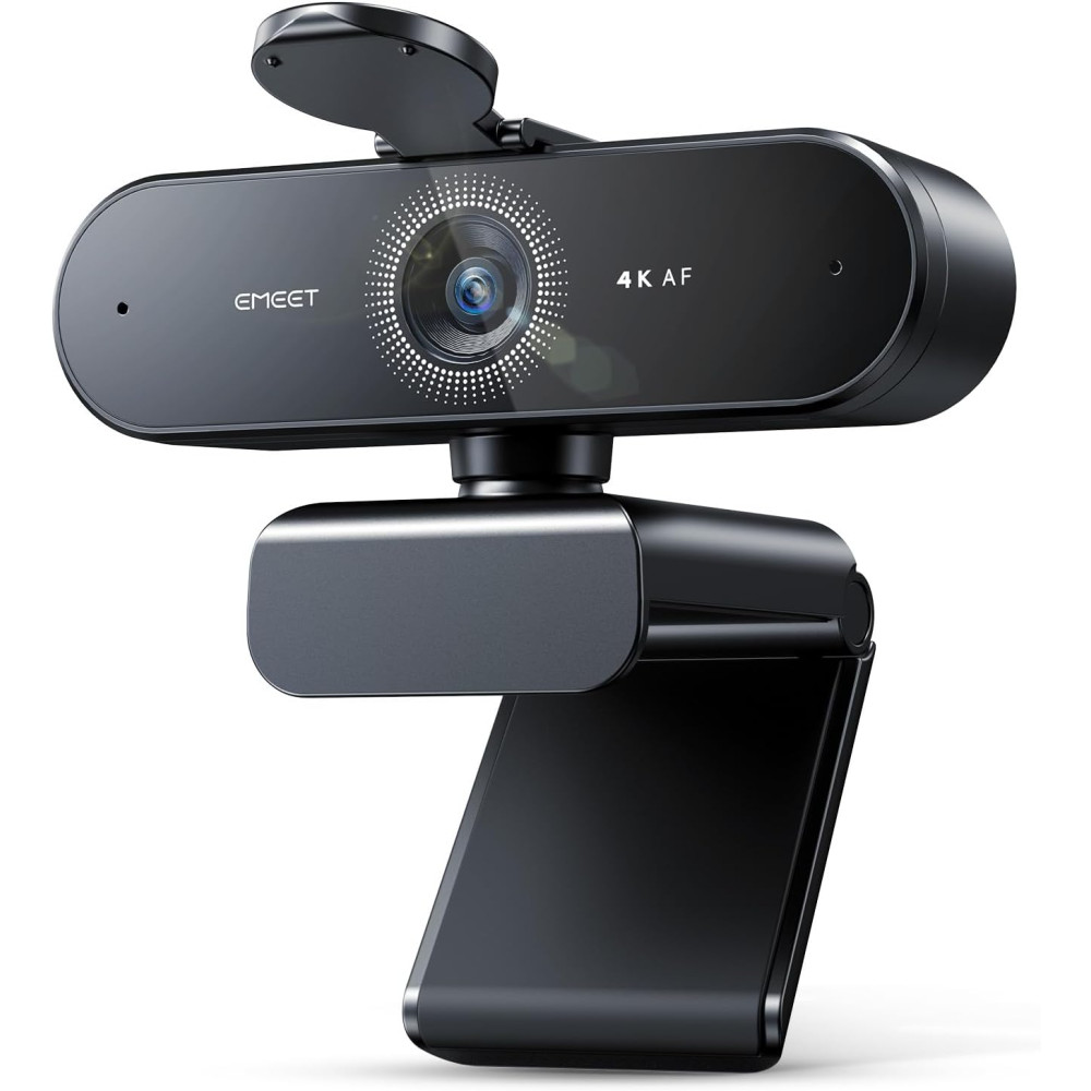 Webcam EMEET NOVA 4K HD, Autofocus, Micro Dual, USB-A