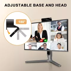 Webcam Full HD 1080P pour PC Mac - Appels Skype & Zoom