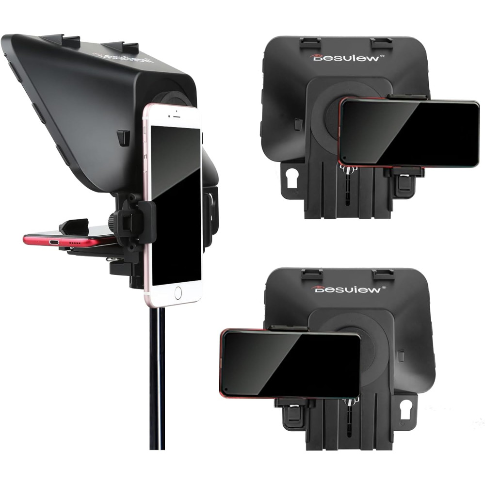 Desview T3 Teleprompter with Remote for iPad/Tablet/Smartphone up to 11
