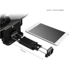 Desview T3 Téléprompteur avec télécommande, compatible iPad/tablette/smartphone jusqu'à 11, miroir 8 large angle