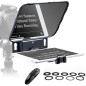 Desview T3 Teleprompter with Remote, Compatible with iPad/Tablet/Smartphone up to 11, 8 Display Mirror