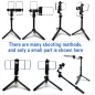 Teleprompteur Neewer 20 pour iPhone & Android, Support Double, Design Pliable, Stockage Facile
