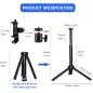 Teleprompteur Neewer 20 pour iPhone & Android, Support Double, Design Pliable, Stockage Facile