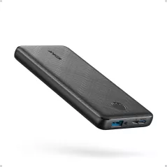 Anker Power Bank 10,000mAh Compact avec PowerIQ, Charge Rapide 5V/3A, USB-C Noir - 1 Pack