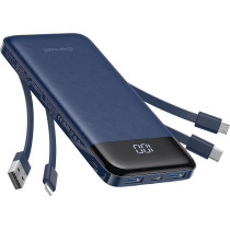 Chargeur Portable Charmast 10000mAh avec Câbles Intégrés