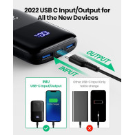 INIU 22.5W 10000mAh Portable Power Bank with Phone Holder & Fast Charging