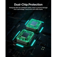 Belkin 10,000mAh Portable Charger with USB-C & Lightning Cables, 23W