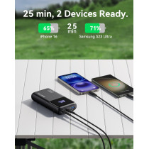 INIU 25000mAh 100W Power Bank USB-C Fast Charger for Laptops & Phones