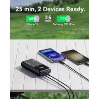 INIU 25000mAh 100W Power Bank USB-C Fast Charger for Laptops & Phones