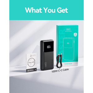 Chargeur Portable INIU 25000mAh 100W USB-C Rapide Multi-Ports