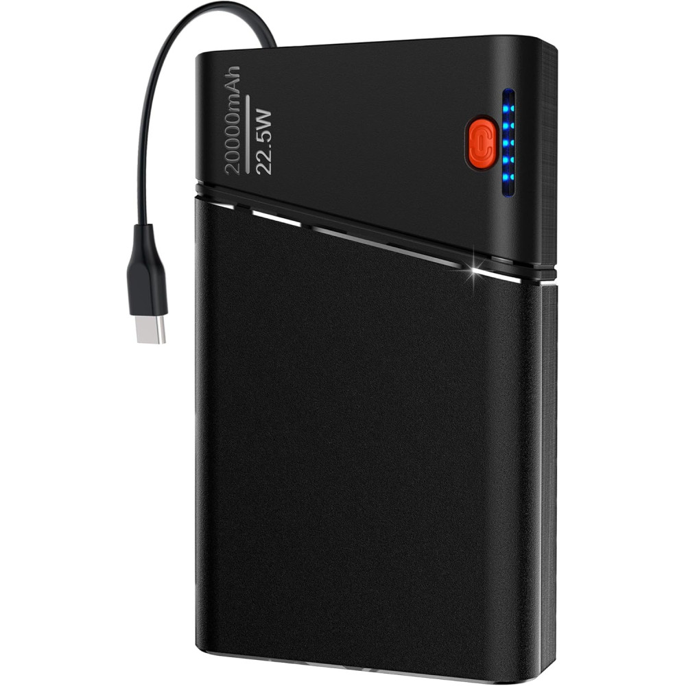 Chargeur Portable 20000mAh PD 3.0 + QC 4.0 Super Rapide