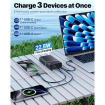 Chargeur Portable 20000mAh PD 3.0 + QC 4.0 Super Rapide