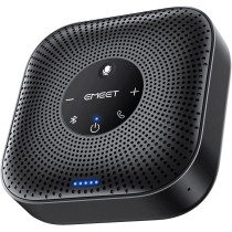 EMEET M0 Plus Speakerphone: 360° AI Mics, Noise Reduction & Bluetooth