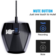 Microphone USB TONOR Omnidirectionnel pour Conférence & PC