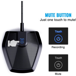 TONOR G11 USB Conference Microphone – Omnidirectional, Plug & Play