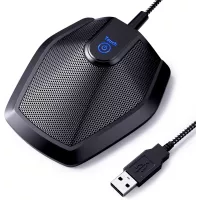Microphone USB TONOR G11 omnidirectionnel pour conférence, enregistrement, Skype, compatible Mac et Windows