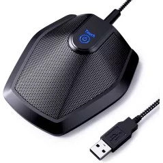 Microphone USB TONOR G11 omnidirectionnel pour conférence, enregistrement, Skype, compatible Mac et Windows