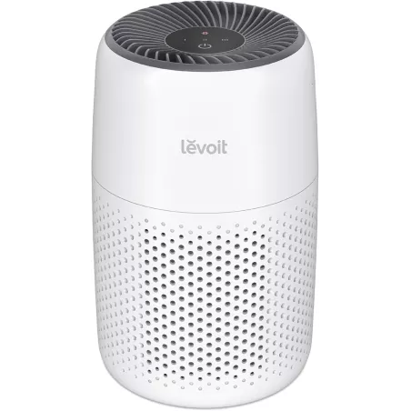 LEVOIT Purificateur d'Air 3-en-1 pour Chambre, Filtre Allergènes, Fumée, Odeurs, avec Éponge Parfumée, Blanc
