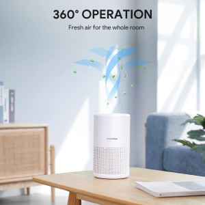 FULMINARE H13 True HEPA Bedroom Air Purifier – Quiet, Portable & Compact