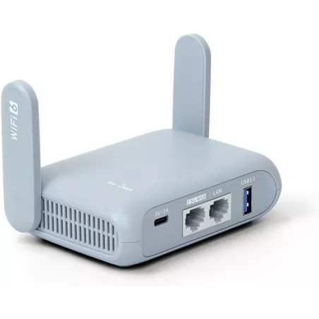GL.iNet GL-MT3000 Beryl AX - Routeur de Voyage Portable Wi-Fi 6, VPN, 2.5G, Idéal Business et Mobile