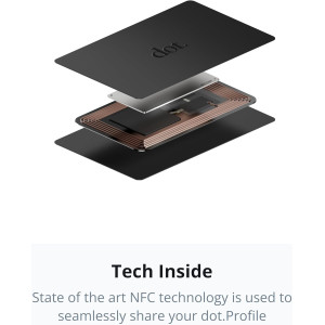 Dot. Card - Carte de Visite Digitale Compatible iPhone & Android